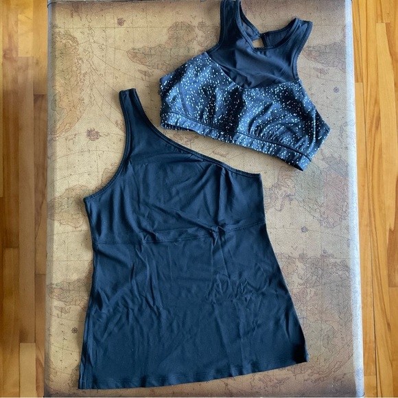 lululemon athletica Tops - lululemon One shoulder tank top with matching bra